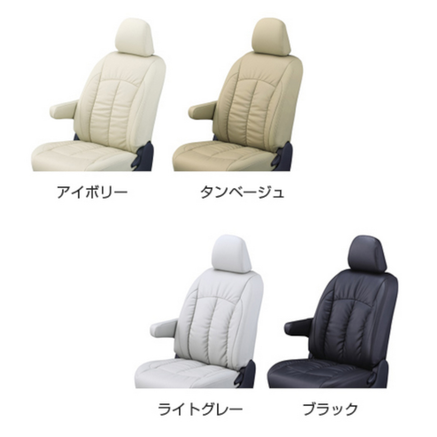 Clazzio クラッツィオ シートカバー Giacca ジャッカ ヴェルファイア ガソリン ANH20W ANH25W GGH20W GGH25W H23/11~H27/1 ET-1502_画像2
