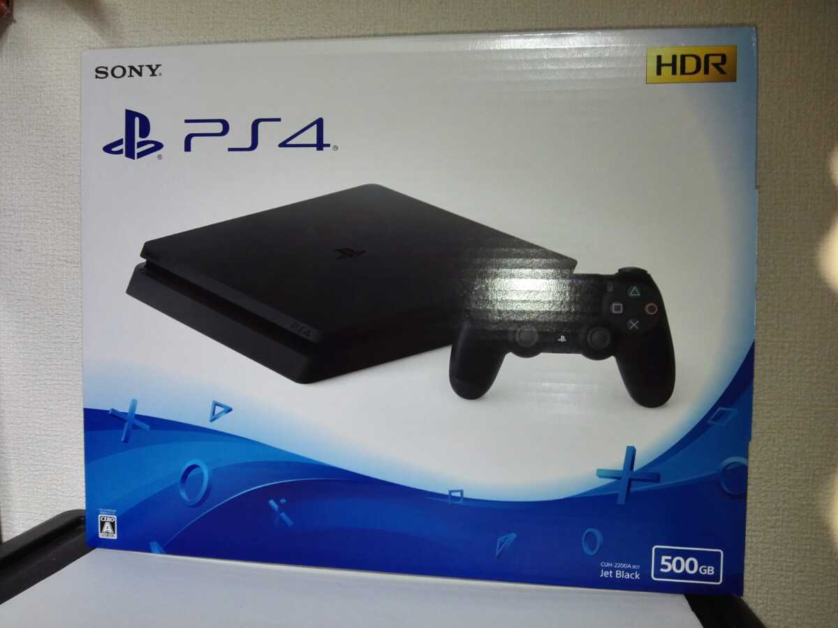 [ new goods unopened ] PlayStation 4 PlayStation 4 500GB jet * black CUH-2200AB01 PlayStation4 PS4 Jet Black [Unused]