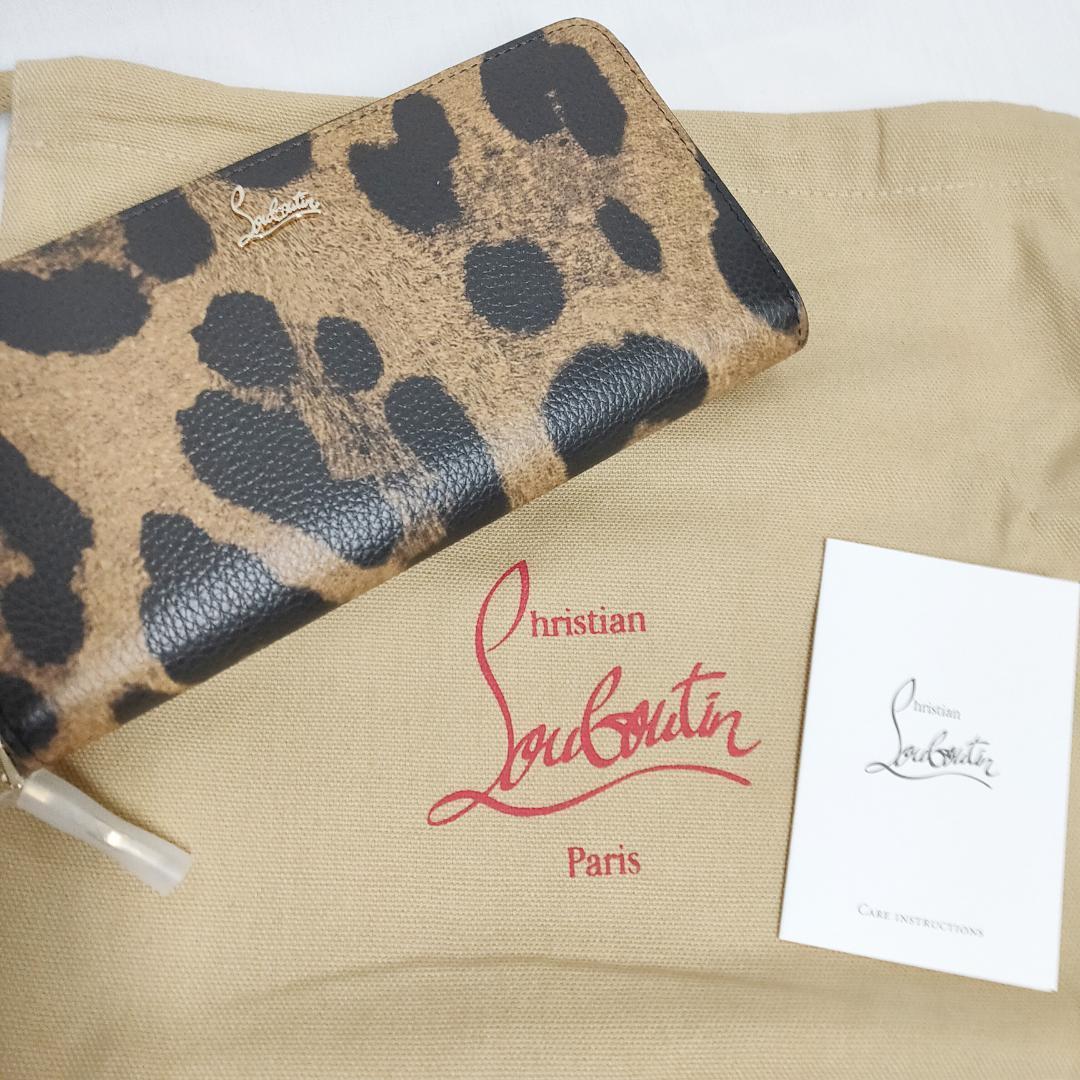 ○☆新品 未使用 クリスチャンルブタン 定番ラウンドファスナー長財布