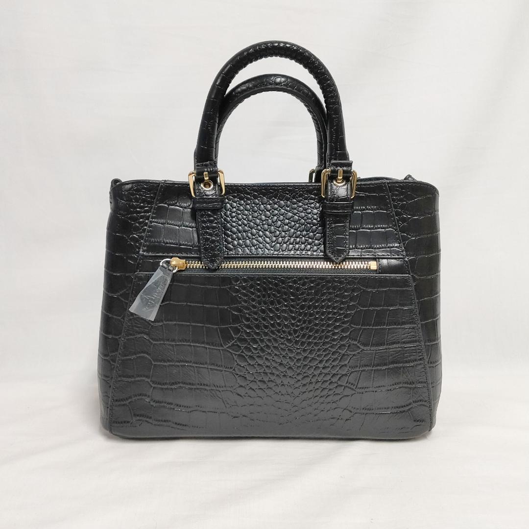 ○★新品 未使用 Samantha Thavasa ルイーザ S 最高級レザー黒○●