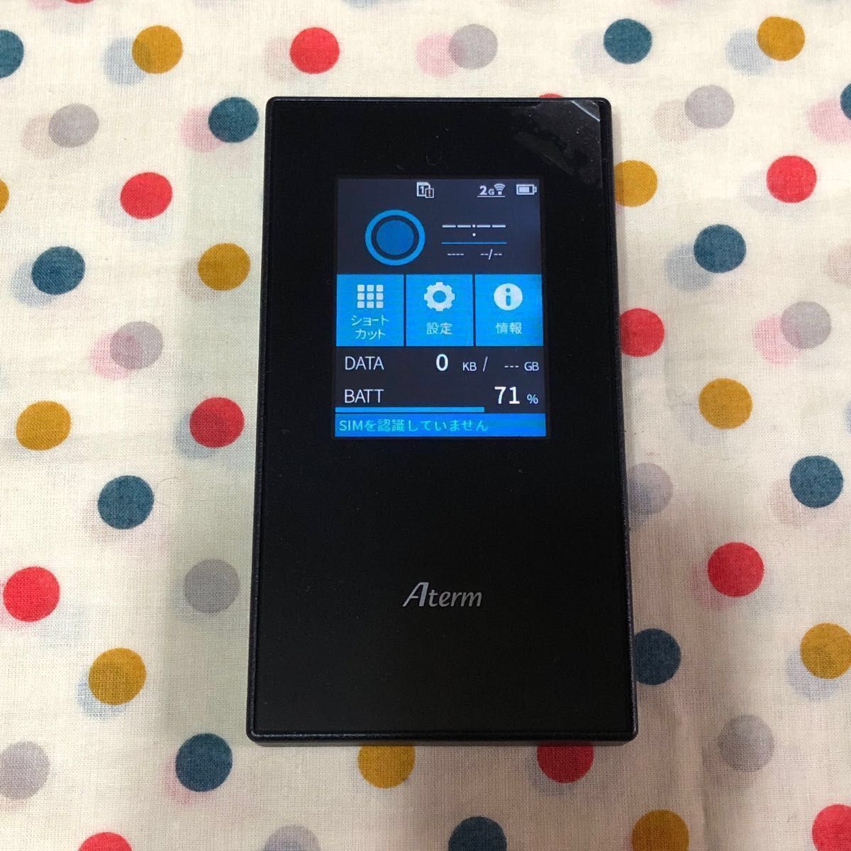 Aterm MR05LN 箱入り モバイルルーター SIMフリー NEC スマホ ...