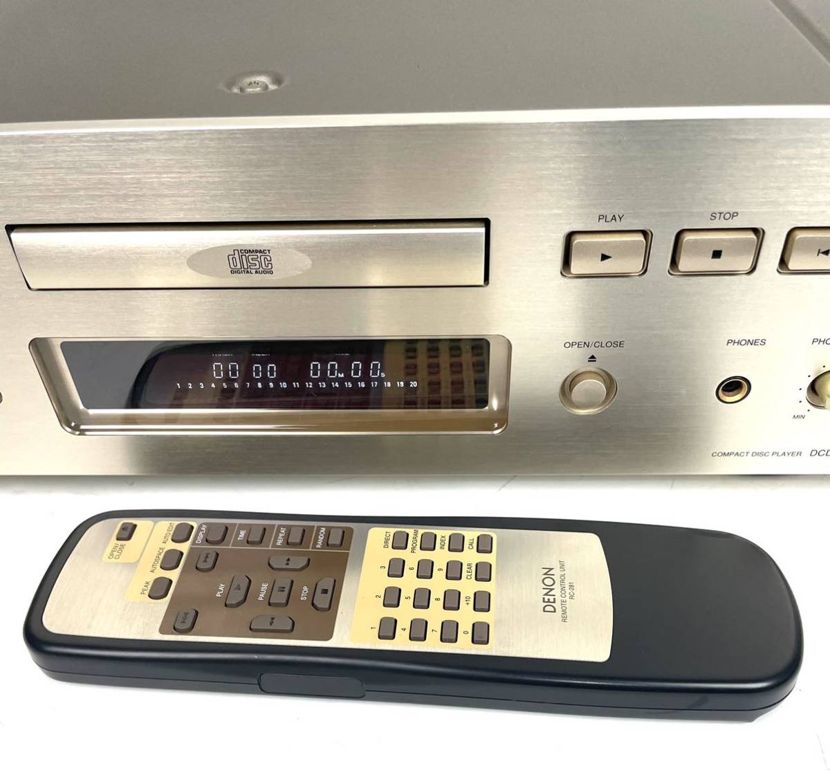 ○極美品 DENON DCD-1650SR CDプレーヤー リモコン付き