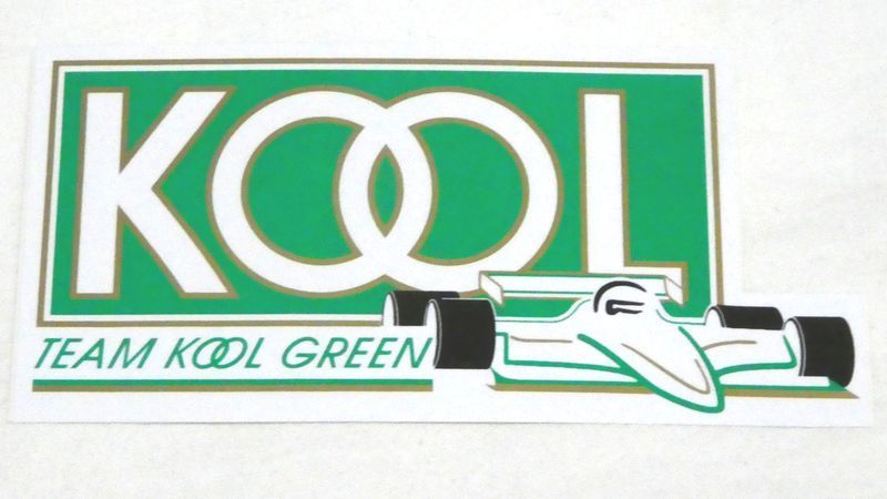 ステッカー CART TEAM KOOL GREEN 2種 インディカー チーム・クール・グリーン ポール・トレーシー ダリオ・フランキッティの画像2
