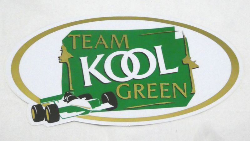 ステッカー CART TEAM KOOL GREEN 2種 インディカー チーム・クール・グリーン ポール・トレーシー ダリオ・フランキッティの画像3