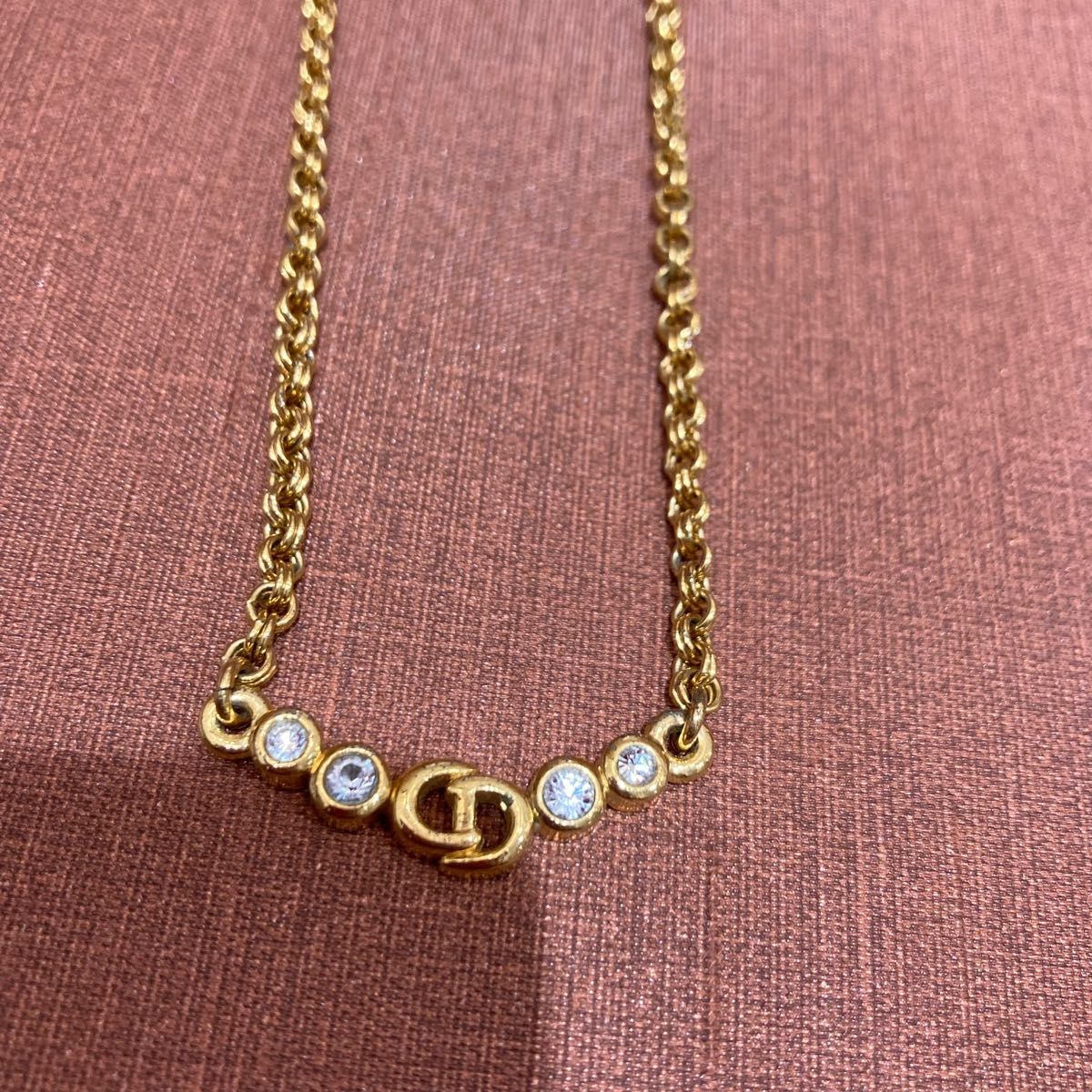 98%OFF!】 Christian Dior ディオール ネックレス ラインストーン