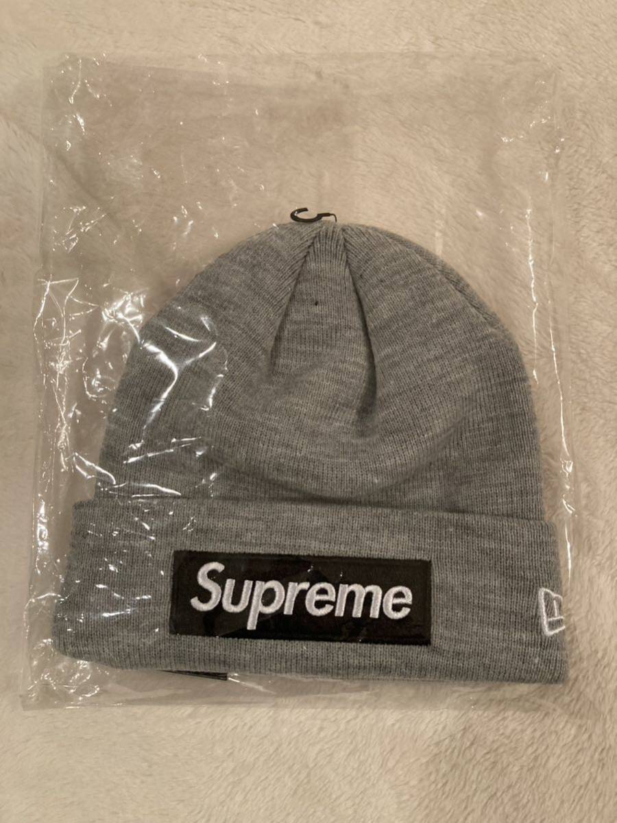 高い素材】 supreme ニット帽 ビーニー 黒 無地 ボックスロゴ