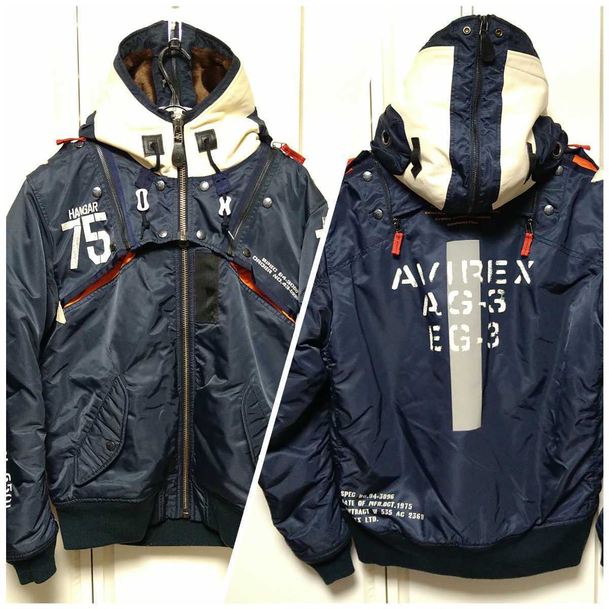 AVIREX/限定品/美品メンズL/MA-1リモデル マーク2/REMODEL MARK2