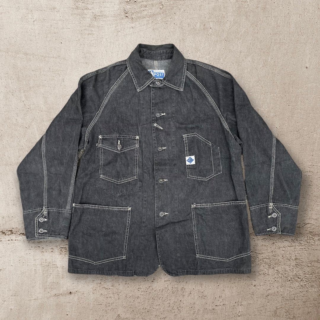 正規取扱サイト」 90s POST OVERALLS USA製 カバーオール エンジニア