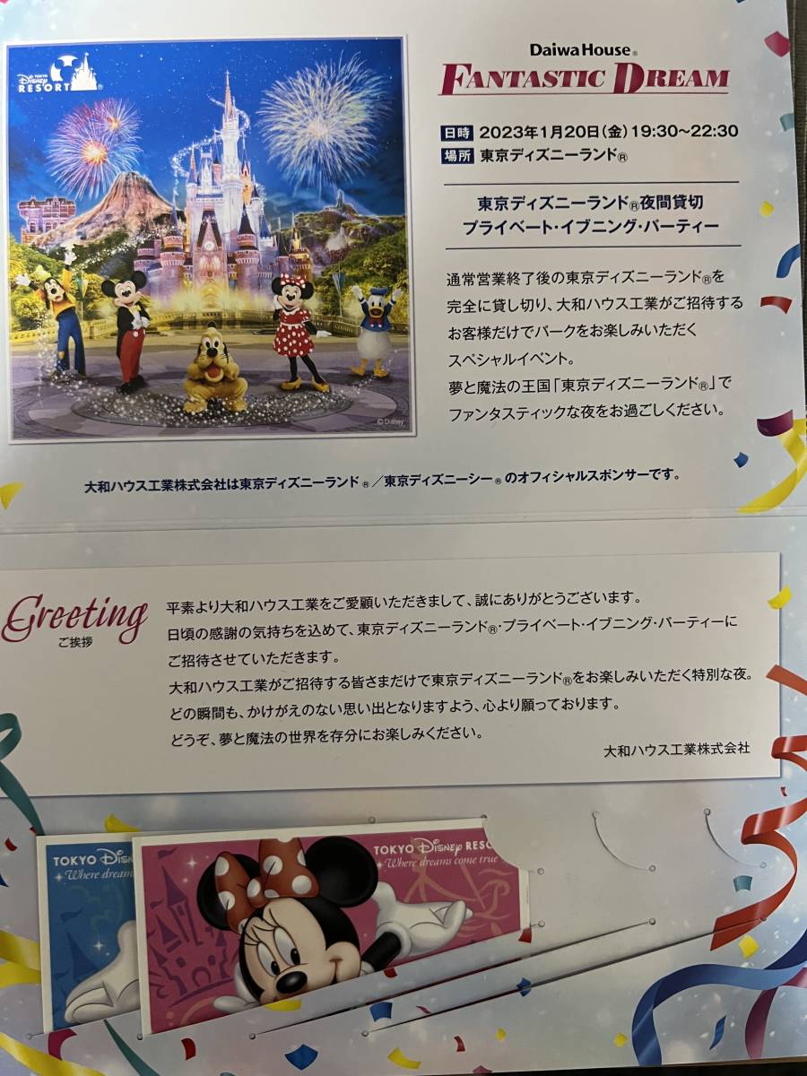 Fantastic Dream 夜間貸切チケット4枚 www.educationjournal.org