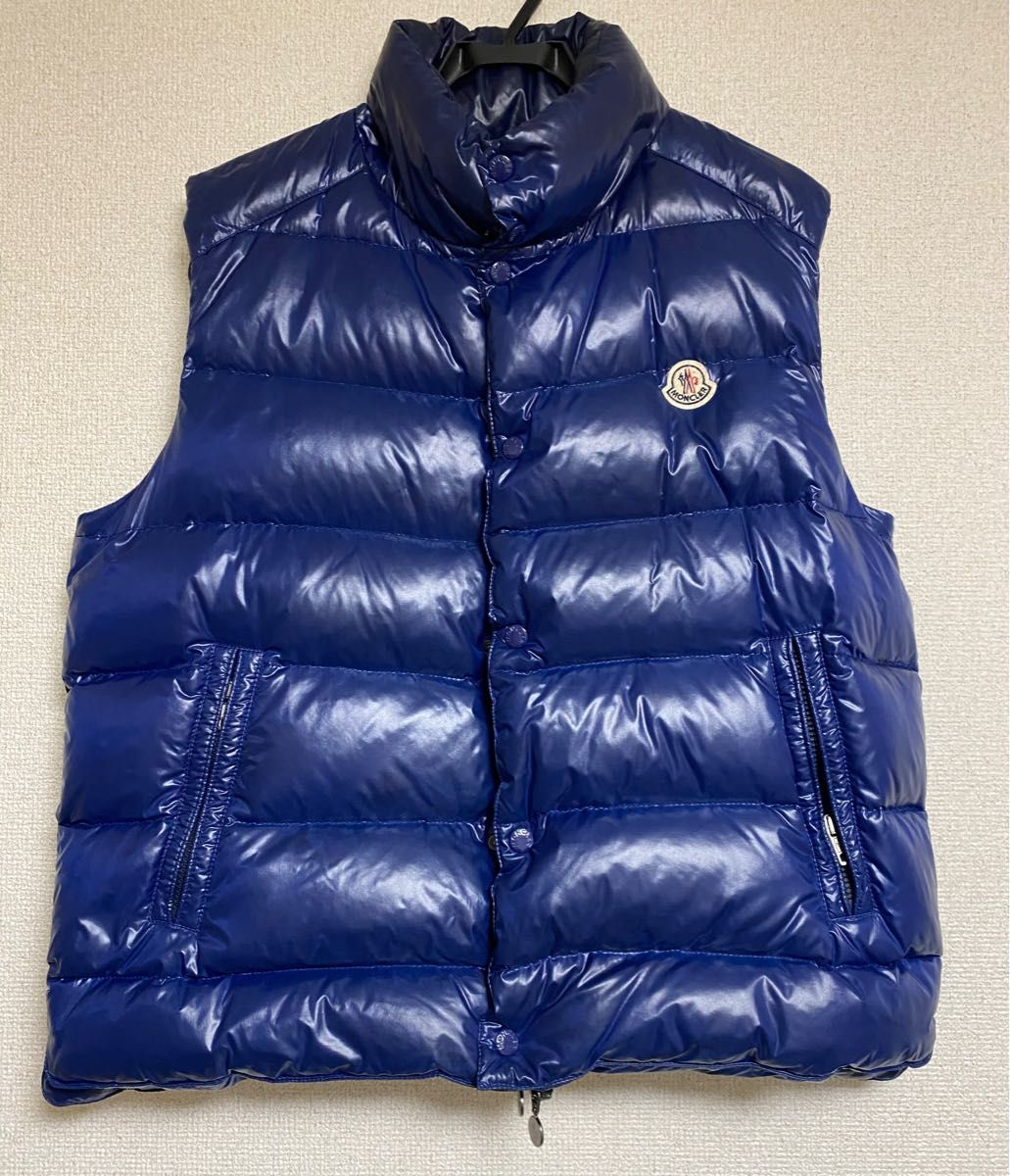 MONCLER モンクレール ダウンベスト ブルー サイズ表記:4 メンズ