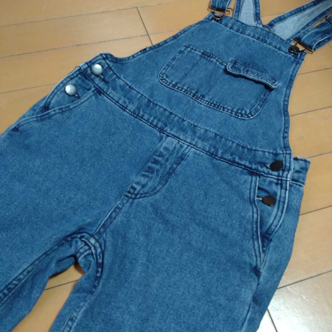 ヤフオク! - 美品 ジーユー レディース オーバーオールデニム...