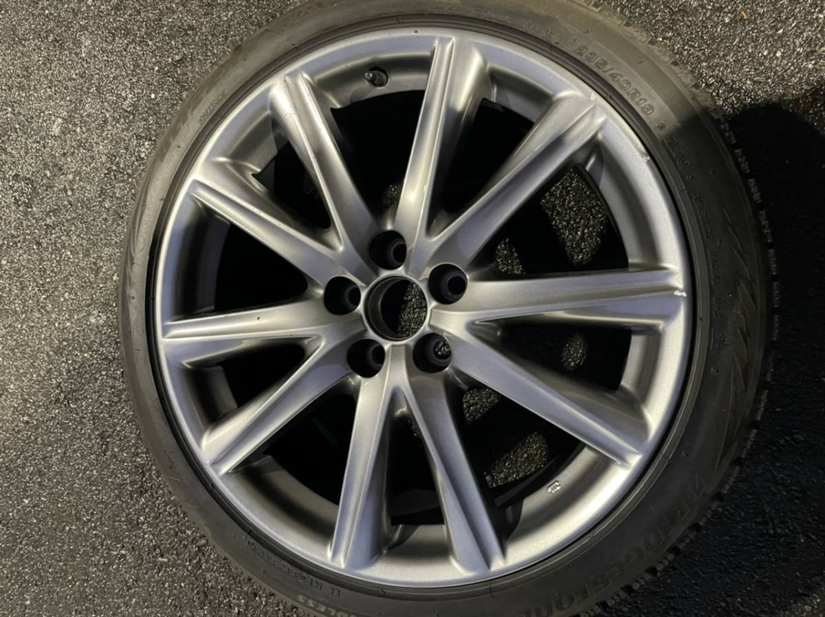 4本 レクサス GS F SPOTS ホイール 純正 スタッドレスタイヤ nespresso