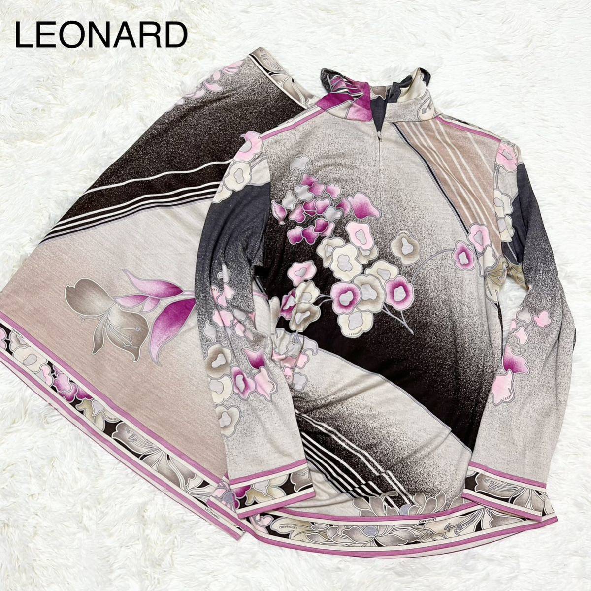 最大72%OFFクーポン LEONARD レオナール シルクジャケット スカート 