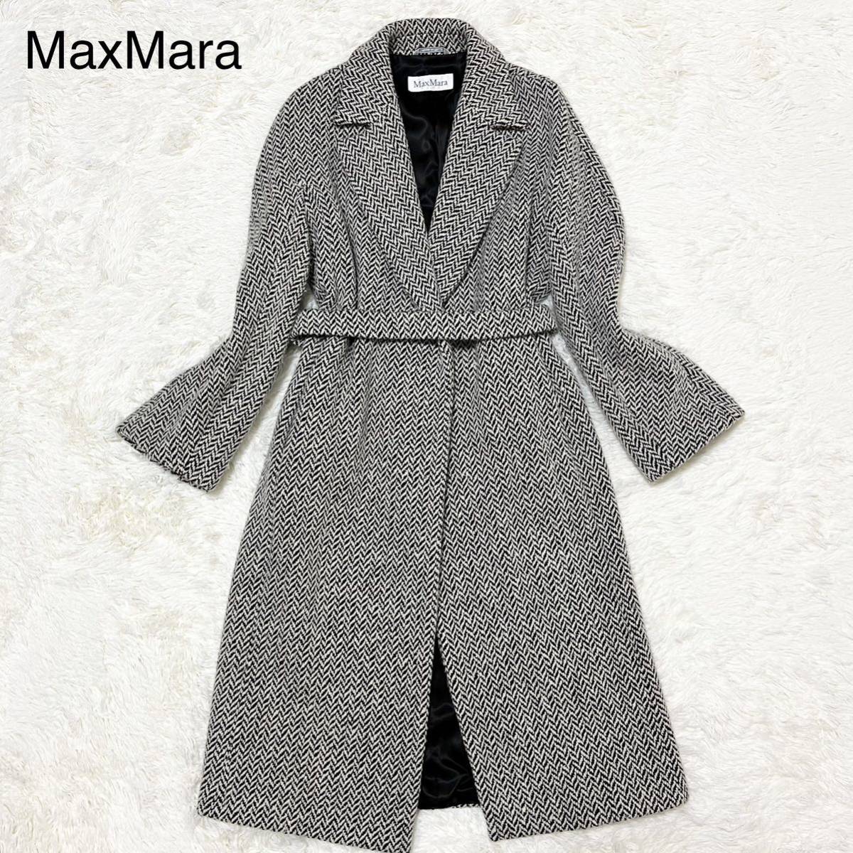 希少XL位 最高級 白タグ】MaxMara マックスマーラ チェスターコート