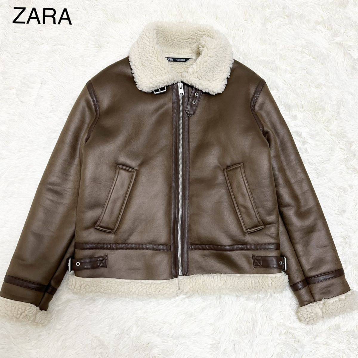 ZARA ザラ フェイクレザージャケット 美品 - アウター