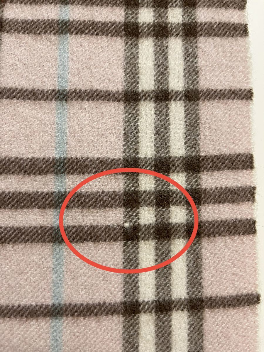 BURBERRY バーバリー マフラー カシミア100% 美品 小さめのマフラー