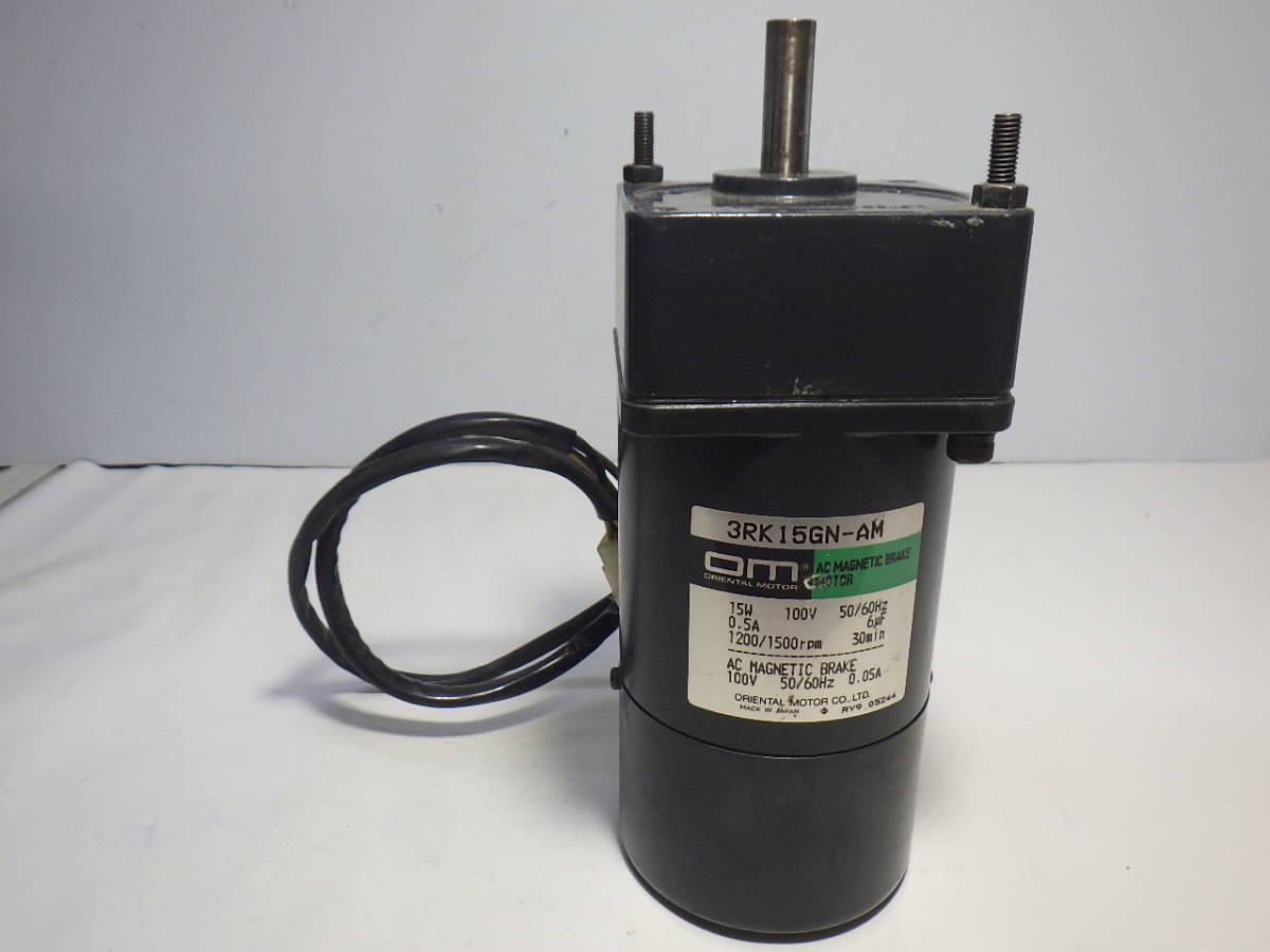 ORIENTAL MOTOR 3RK15GN-AM AC MAGNETIC BRAKE MOTOR[ control number .1]