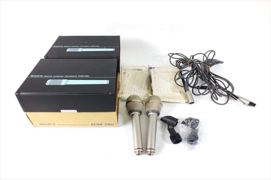 Yahoo!オークション - SONY ソニー ECM-280 マイク 元箱付き Yahoo!オークション - SONY ソニー ECM-280 マイク 元箱付き