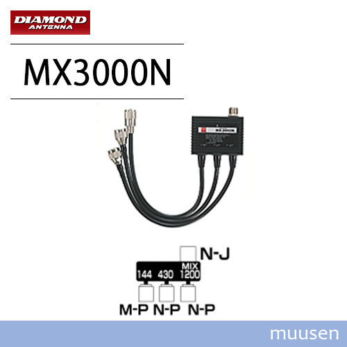 第一電波工業 ダイヤモンド MX3000N トリプレクサー 無線機-
