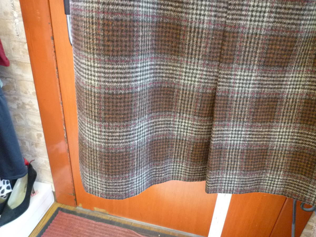 【1224-4】暖かチェックのスカート _画像5