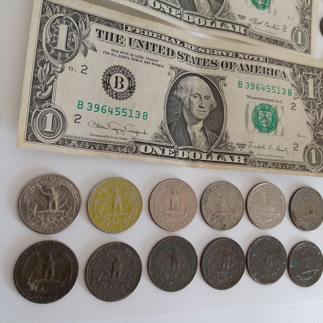 アメリカドル コイン　旧紙幣　USドル　海外コイン　硬貨　古銭_画像5