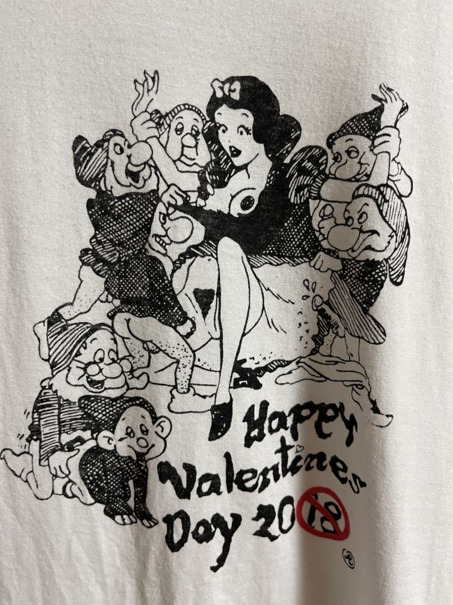 送料210円● Richardson × faline 白雪姫 Happy Valentine Tシャツ リチャードソン