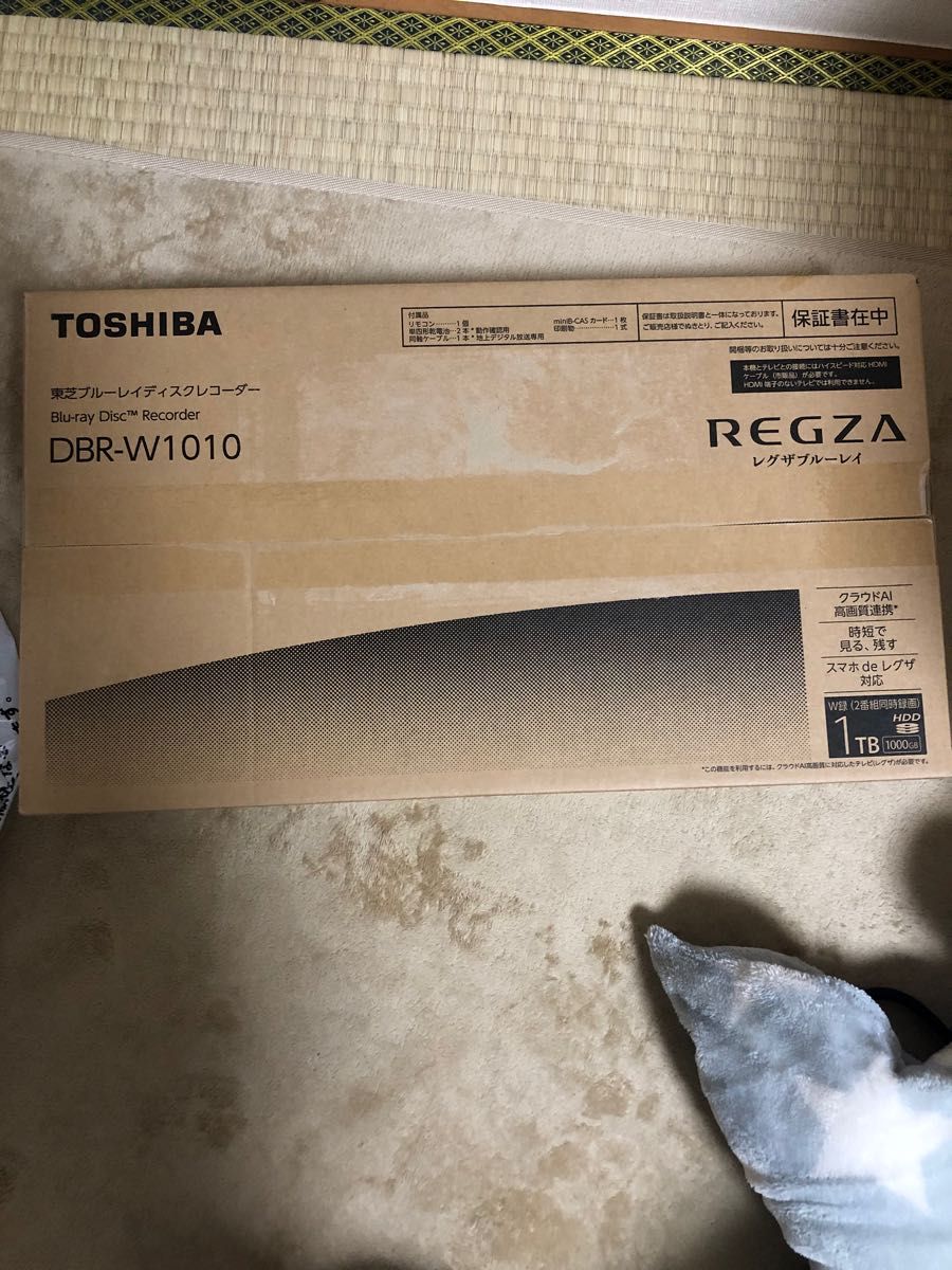 TOSHIBA(東芝)REGZA レグザ ブルーレイレコーダーDBR-W1010 テレビ ...