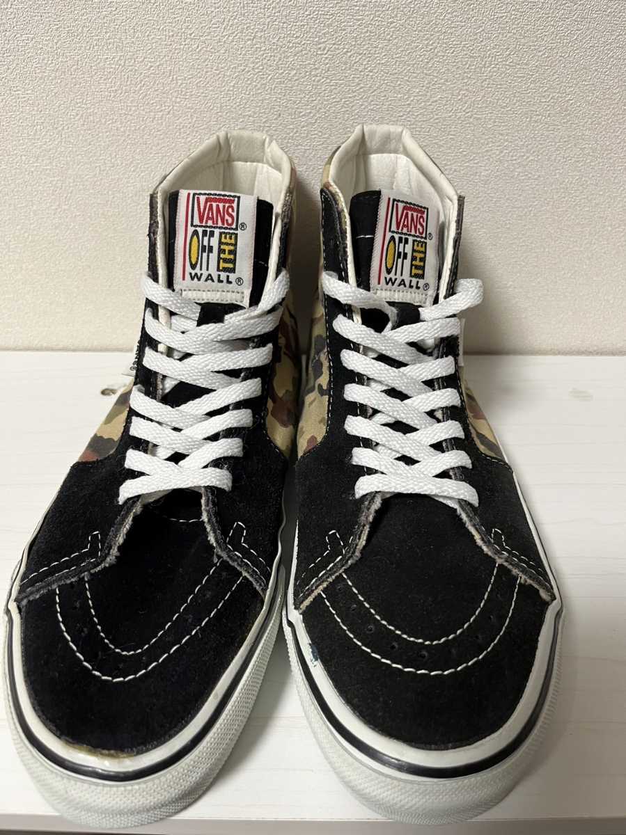 ナチュラ 90s vans sk8 hi us9 27cm vintage USA製 美品