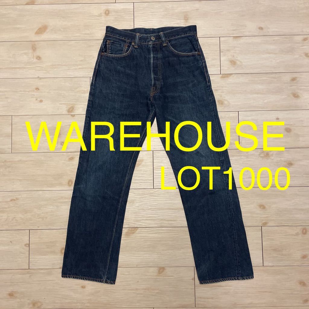 WAREHOUSE 1000xx 1000 W30 デニム 濃紺-