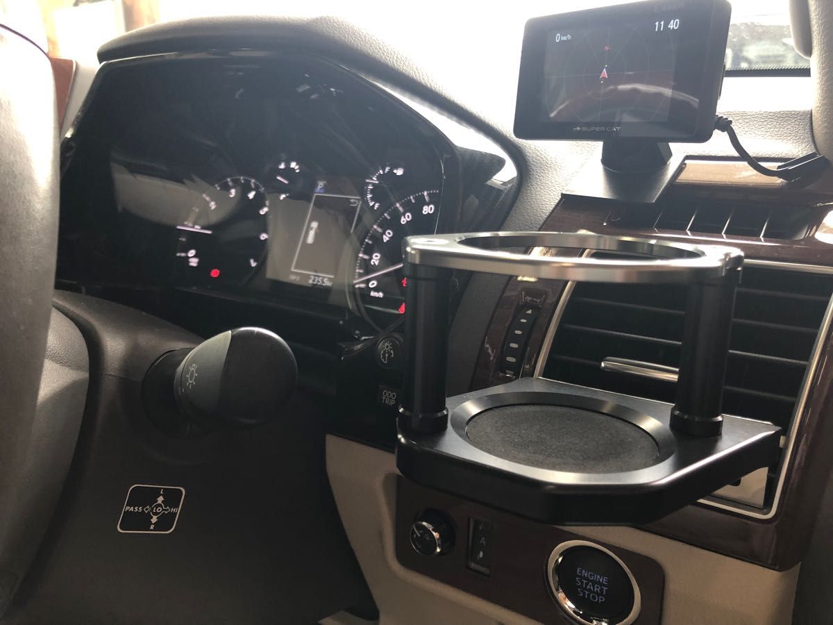 150プラド専用ドリンクホルダーセット LANDLIC JAPAN 運転席&助手席