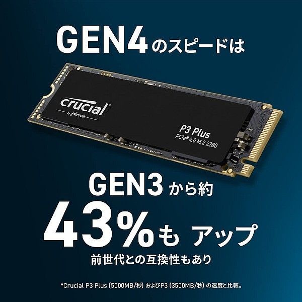 SSD 1TB】初めてのSSDに Crucial P3 Plus 1TB|PayPayフリマ