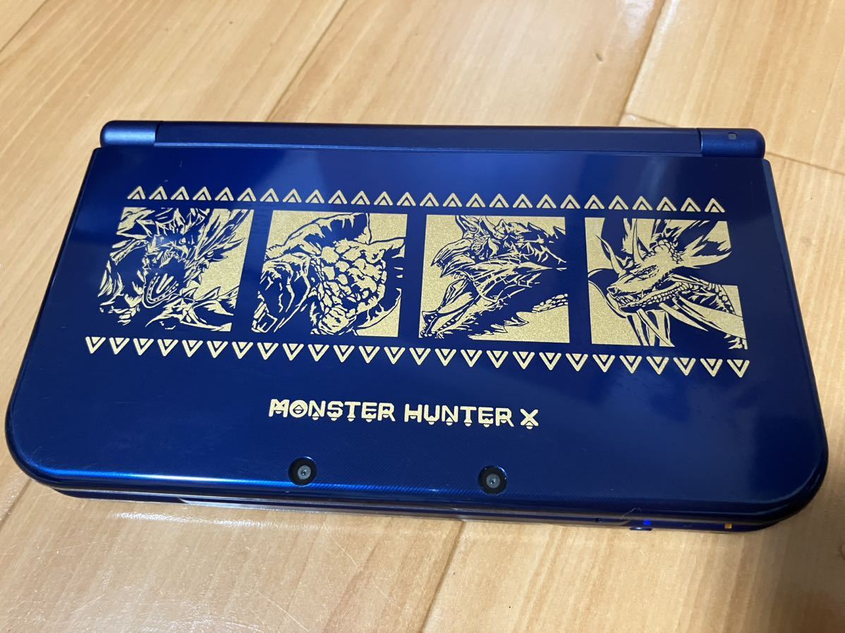 1円〜 限定版 Newニンテンドー3DS LL モンスターハンタークロス狩猟 