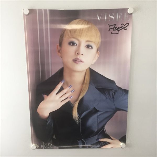 A60347 ◆浜崎あゆみ VISEE KOSE 販促 B2サイズ ポスター 送料350円 ★5点以上同梱で送料無料★_画像1