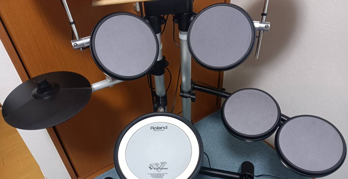 Roland V-Drums Lite HD-3 4タム仕様 フルセット・フルメンテナンス品 完動品_画像2