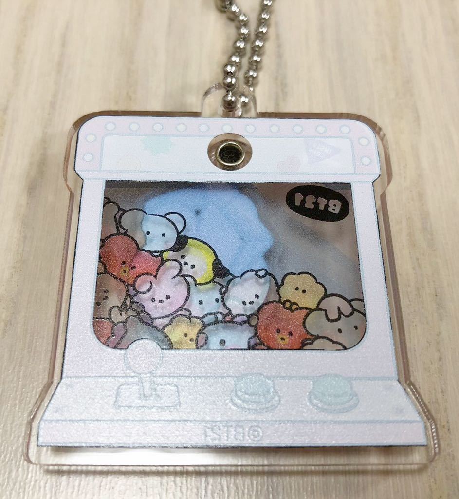 BT21*COOKY* swing acrylic fiber key holder BANDAI.... swaying BTS ball chain key chain sale end settled rare rare character 