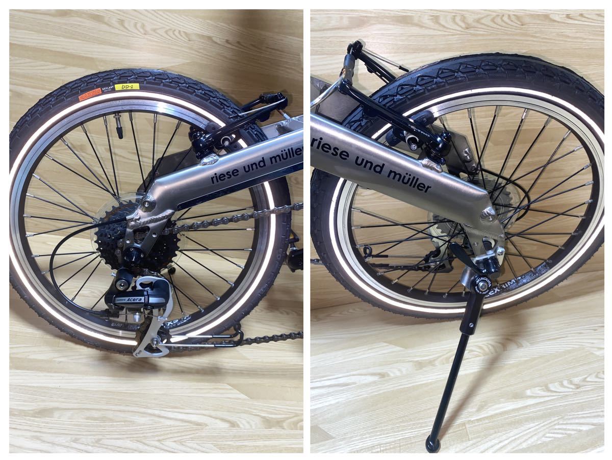 R&M BD-1 Rise & Muller ライズアンドミューラー 折り畳み自転車 18インチ_画像3