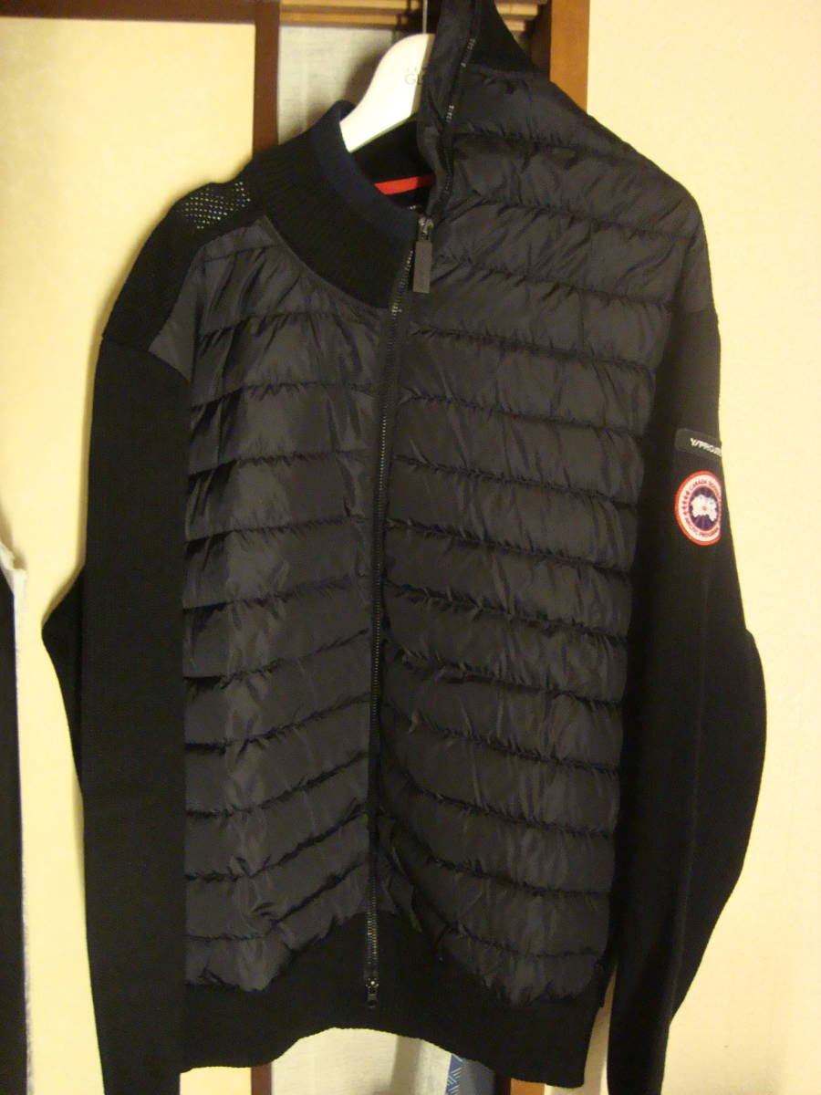  regular price approximately 20 ten thousand new goods 20AW CANADA GOOSE Canada Goose Y/PROJECTwai Project collaboration knitted Zip sweater inner down jacket black 