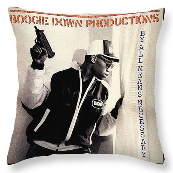 [送料無料] 　ブギーダウンンロダクション　クッションカバー BOOGIE DOWN PRODUCTIONS_両面同じデザインです