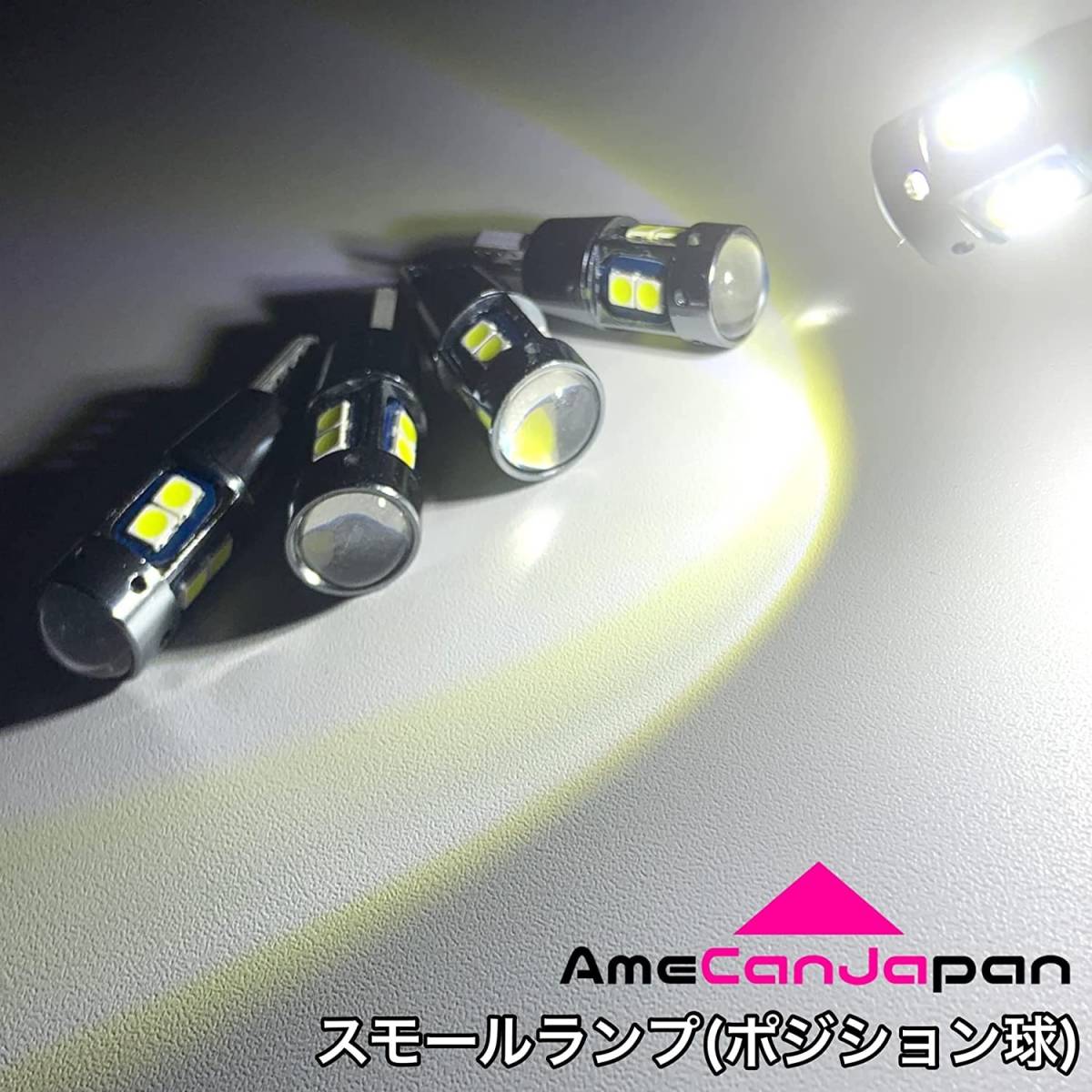 鬼爆 B21 デイズライダー 純正球交換用 LED ルームランプ 車内灯 バックランプ ポジション球 ナンバー灯 ウェッジ バルブセット