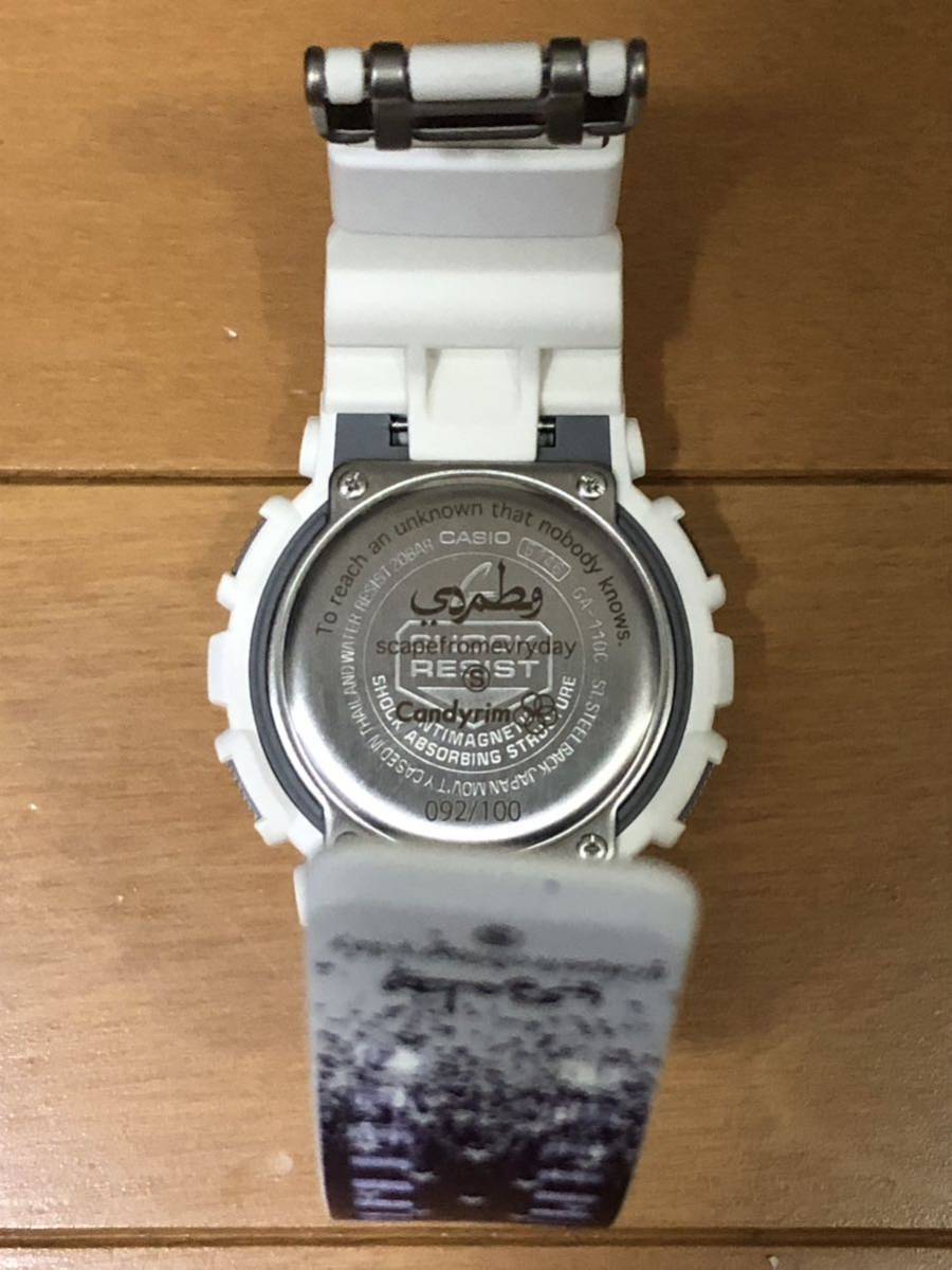 G-SHOCK GA-110C CANDYRIM x SCAPE FLOWER コラボウォッチ 新品未使用品_画像5