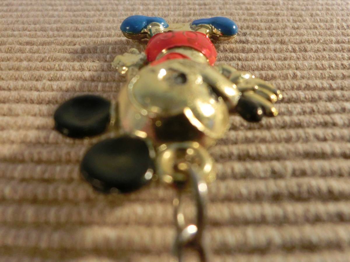 ミッキーマウス風 キーホルダー 金属製 ネズミ フィギュア パチ 偽 レトロ レア 希少 玩具 おもちゃ 雑貨の画像5