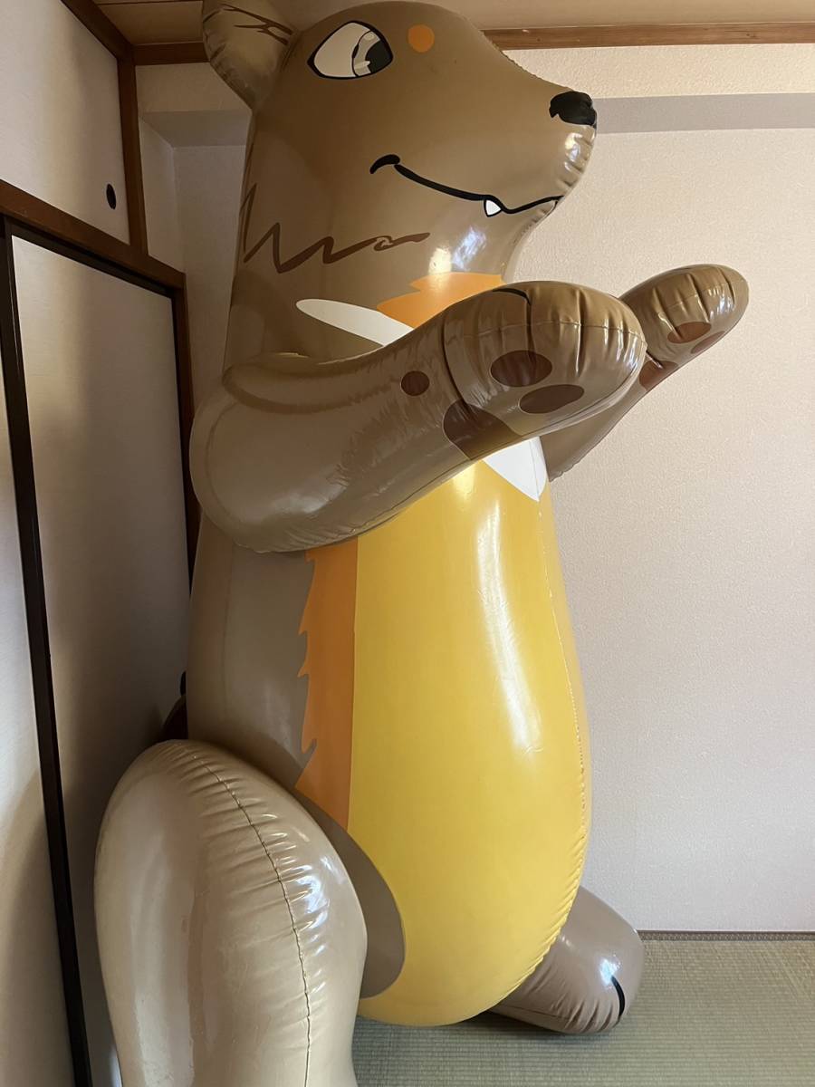 【中古 廃盤】Inflatable World クマ ツヤあり 空ビ 空気ビニール 浮き輪 フロート_画像2