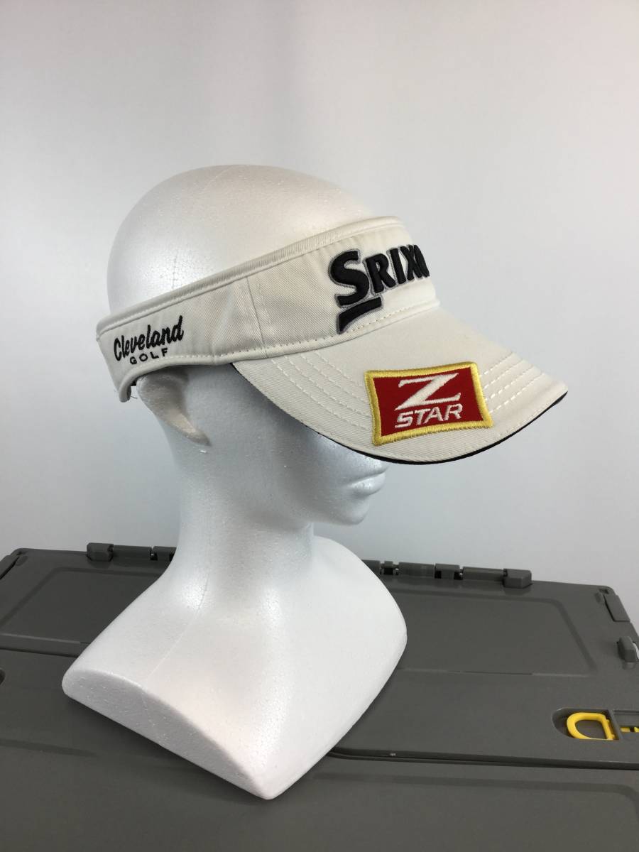 スリクソン SRIXON Z STAR ゴルフサンバイザー ホワイト フリーサイズ 54-60cm_画像1