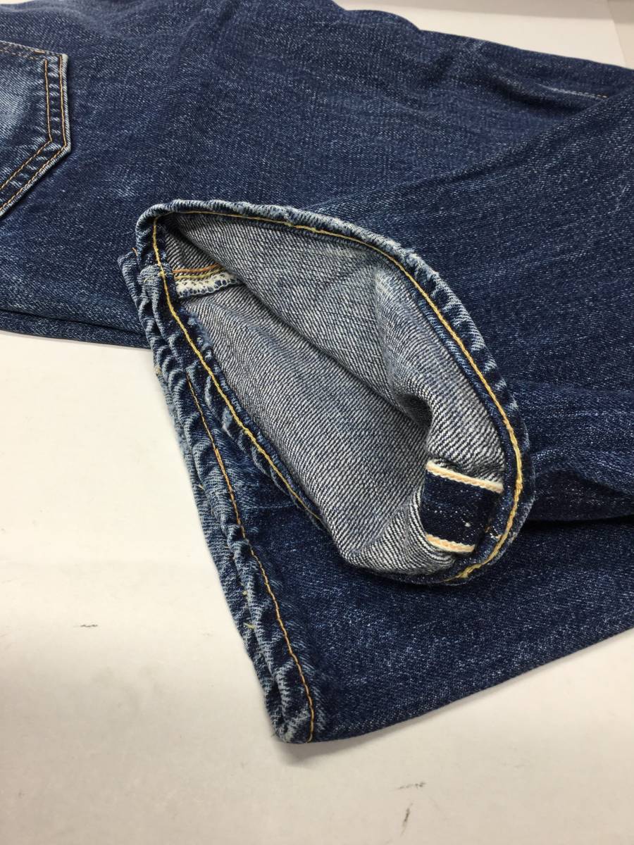 DENIME ドゥニーム セルビッチデニムパンツ XXモデル W30 レザーパッチ LOT552 日本製 オリゾンティ期