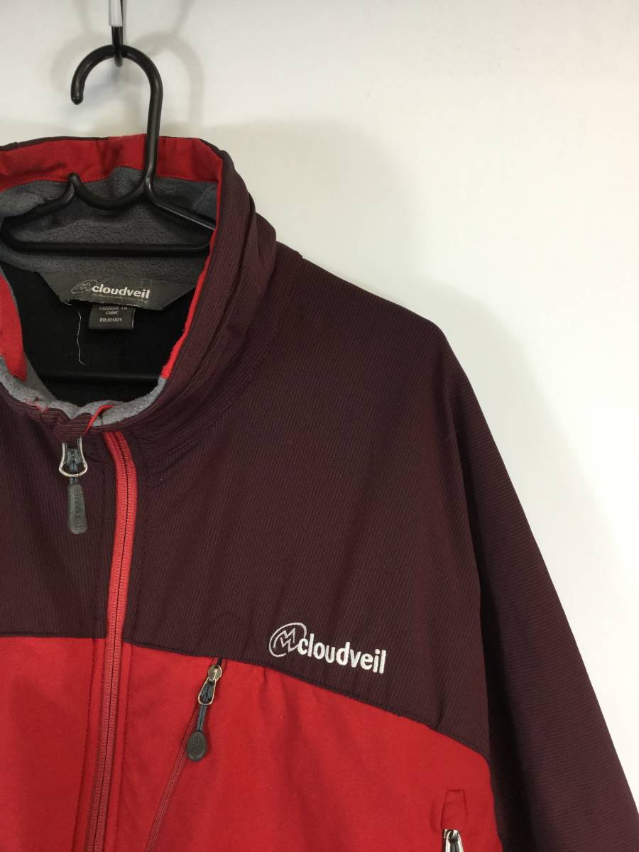  Cloudveil cloudveil reverse side f lease nylon jacket red M size Asics regular import representation shop 