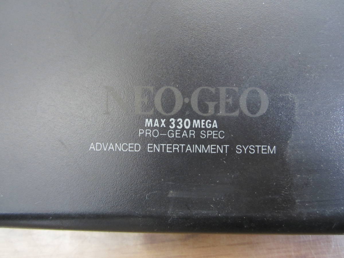 12t963ca 3点 SNK NEO・GEO 本体+コントローラー NEO-0 ネオジオ MAX330MEGA スティックコントローラー