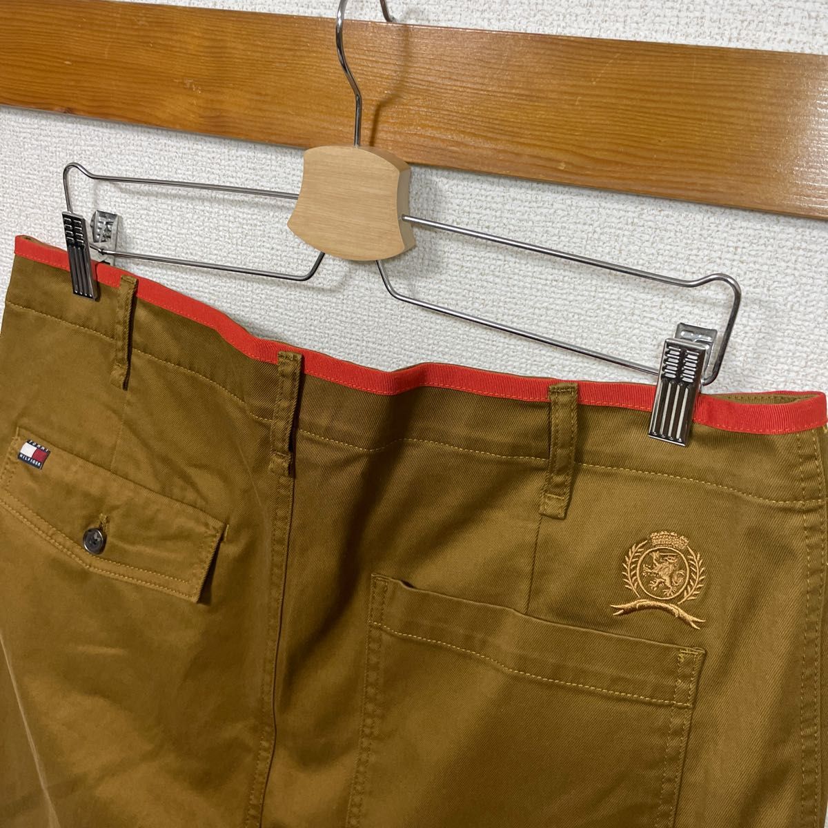 TOMMY HILFIGER トミーヒルフィガー ワイドチノパン バギー 極太 ワイドパンツ タック チノパンツ