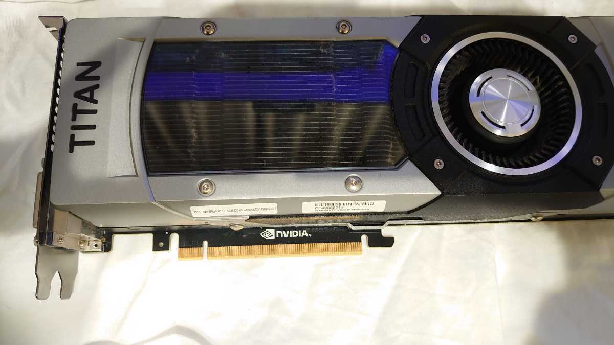 PC/タブレット PCパーツ NVIDIA GeForce GTX Titan Black 6GB 通電確認済み
