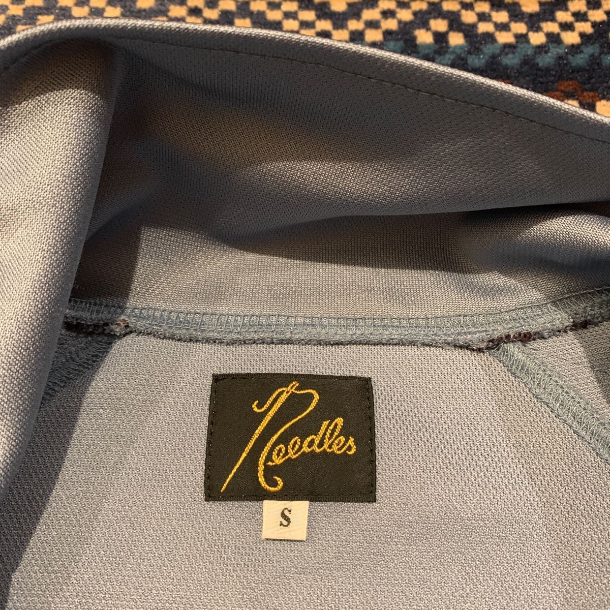 22SS Needles トラックジャケット S サックスブルー 美品 タグ付 22SS Needles トラックジャケット S サックスブルー 美品 タグ付