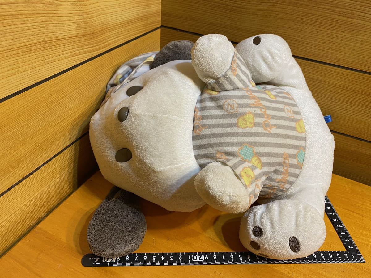 非売品！ポチャッコ すやすやBIGぬいぐるみ グレー　寝そべり　サンリオ_画像2